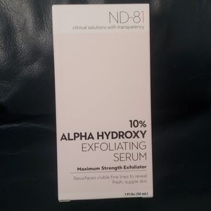 Nd-81 10% Alpha Hydroxy Exfoliating Serum 1 oz